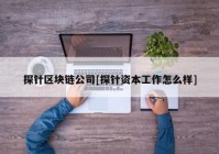 探针区块链公司[探针资本工作怎么样]